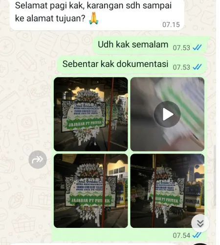 Pengiriman Papan Bunga Selamat Sudimara Pinang