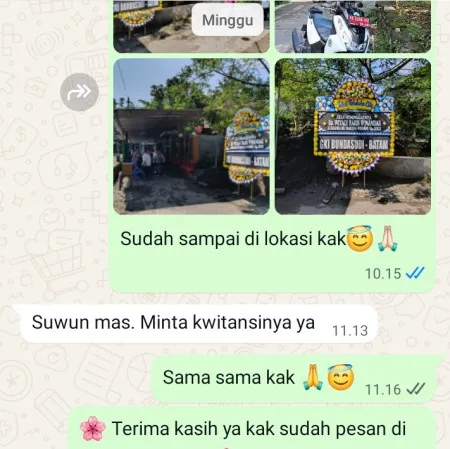 Pengiriman Papan Bunga Duka Sudimara Pinang