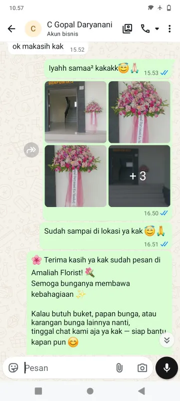 Pengiriman Karangan Bunga Sudimara Pinang