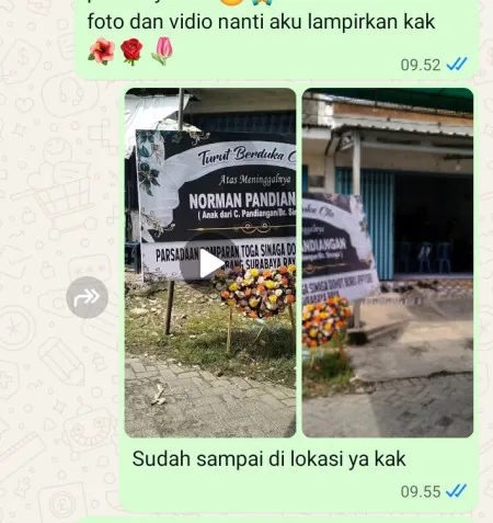 Pengiriman Karangan Bunga Sudimara Pinang