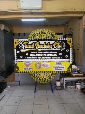 Papan Bunga di Sudimara Pinang